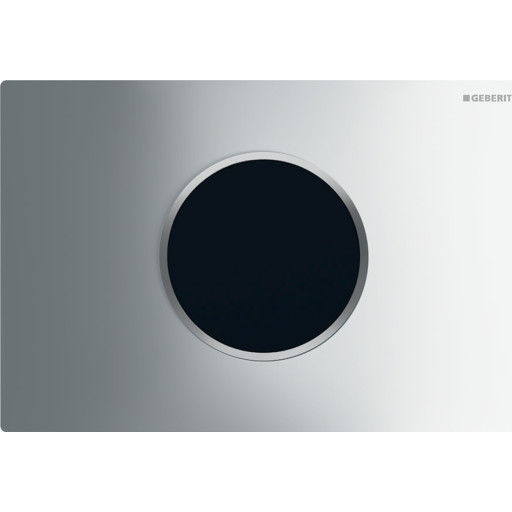 Geberit Sigma 10 Round betjeningsplade, berøringsfri, krom/mat krom