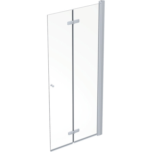 Contura Shower Showerama dusjdør, 70x200 cm, høyre, klart glass, aluminium profil Baderom > Dusjen