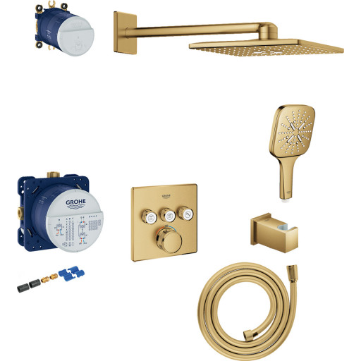 Grohe Grohtherm SmartControl 310 brusesæt, børstet messing