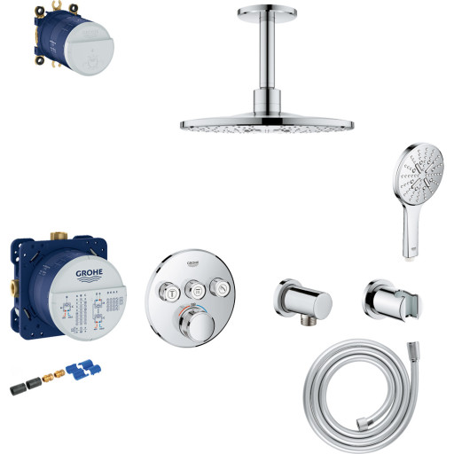 Grohe Grohtherm SmartControl 310 brusesæt, krom