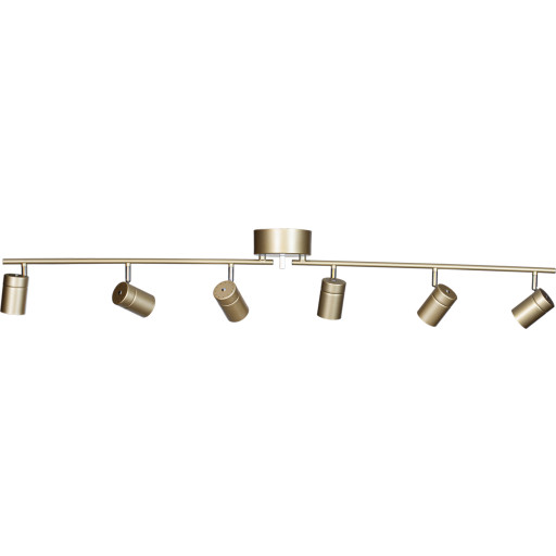 By Ryd&eacute;ns Correct takspotlight, 6 spotlights, guld