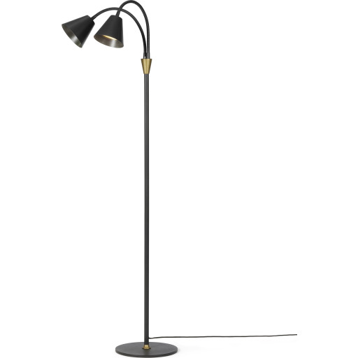 Halo Design Hygge golvlampa, 2 spots, svart