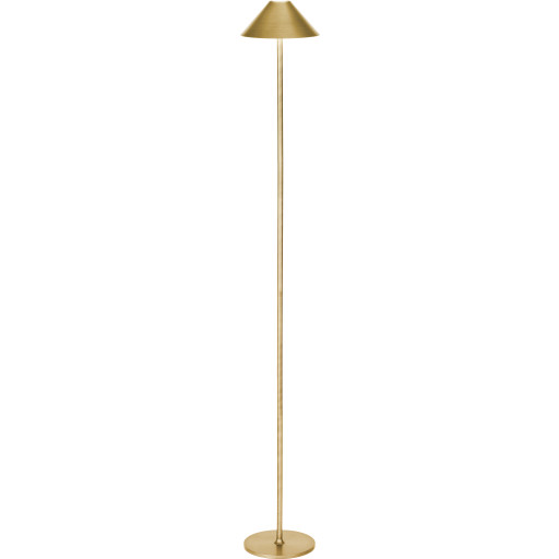 Billede af Halo Design Hygge genopladelig gulvlampe, børstet messing