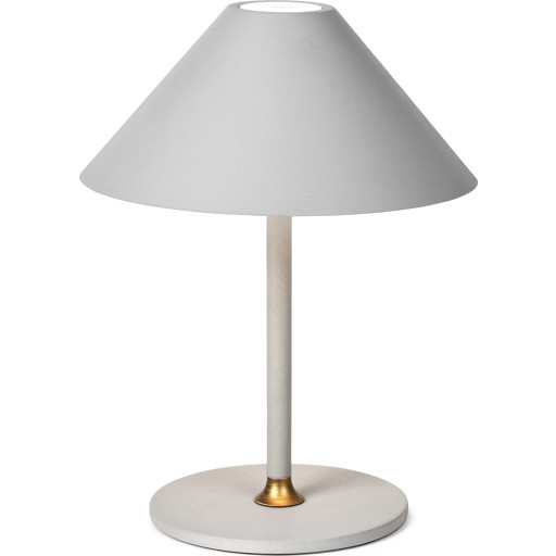 Halo Design Hygge genopladelig bordlampe H25 cm lysegrå