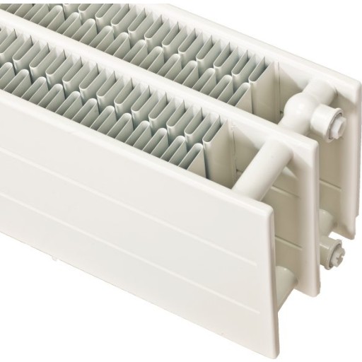 Hudevad LK konvektor 34 - 210 x 2000 mm, RAL 9016, Hvid