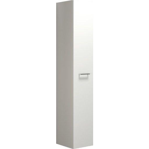 Dansani Mido+ højskab, 30x172,8 cm, venstre, mat hvid billede