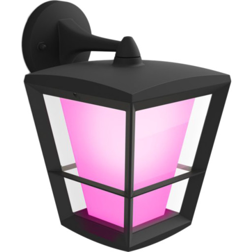 Philips Hue Econic utelys vegg, ned