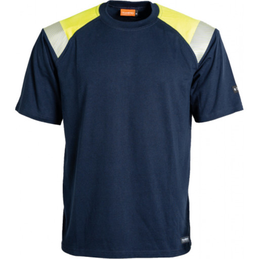 Tranemo flammehemmende T-skjorte 637989, gul/marine, størrelse 2XL Backuptype - Værktøj