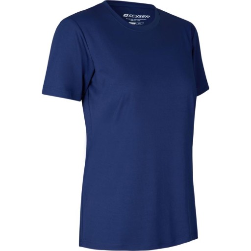 GEYSER Interlock T-skjorte for kvinner G11040, essensiell, marine, størrelse L Backuptype - Værktøj