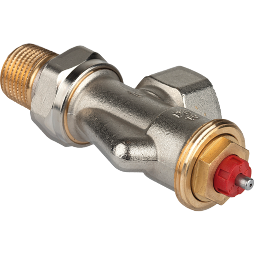 Resideo Honeywell Home radiatorventil, omvendt vinkelløb, 1/2" billede