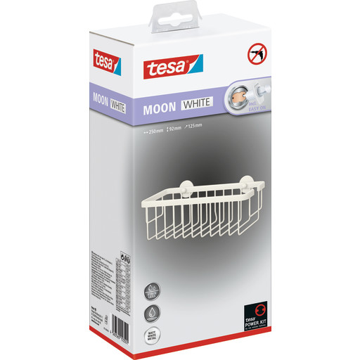 Tesa Moon brusehylde, hvid billede
