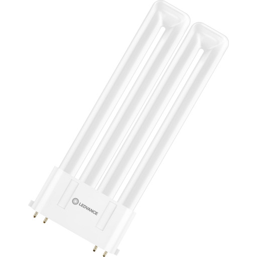 LEDVANCE LED Dulux F, 8w/840 - Kold hvid, (1000 lumen), 2G10, 4 pin, kompaktrør (=18w) EM+230v