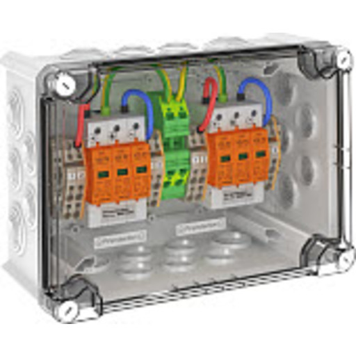 Solsystemløsning type 1+2 med WR med 2 MPP-trackere