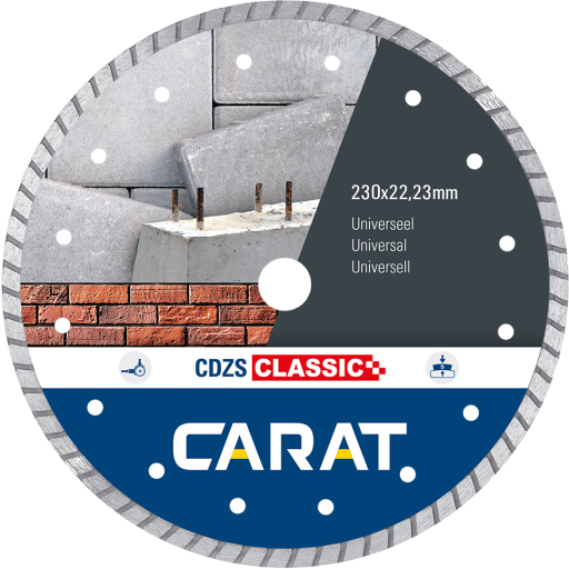 Diamantklinge Cdzs ø230 22 23 Mm Fra Carat