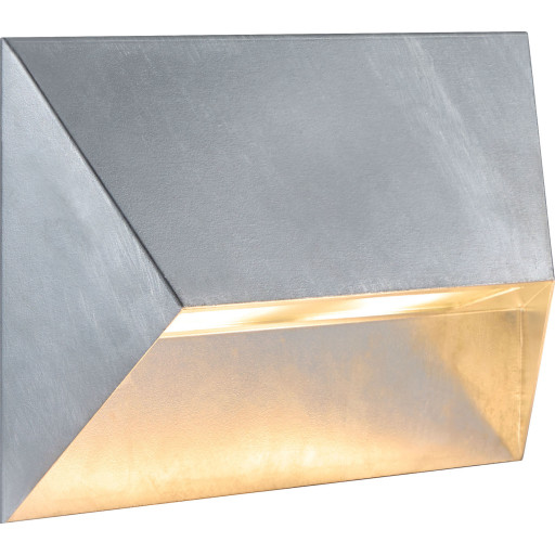 Nordlux Pontio utomhus vägglampa, galvaniserat stål, 27 cm