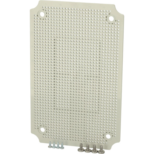 Multiperforert isolert plate t/EKJ 280x190 bokssokkel 259x164x3,6 Backuptype - El