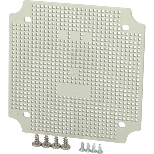 Multiperforert isolert plate t/EKH 190x190 boksbunn, 167x167x3,6 Backuptype - El