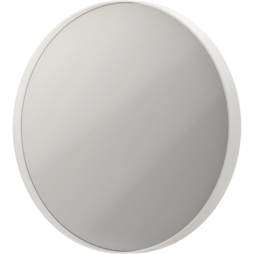 Sanibell Ink SP17 speil med lys, dimbar, duggfri, hvit, Ø40 cm Baderom > Innredningen