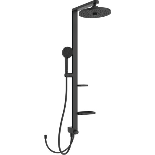 Ideal Standard Alu+ brusesæt, vandbesparende, mat sort