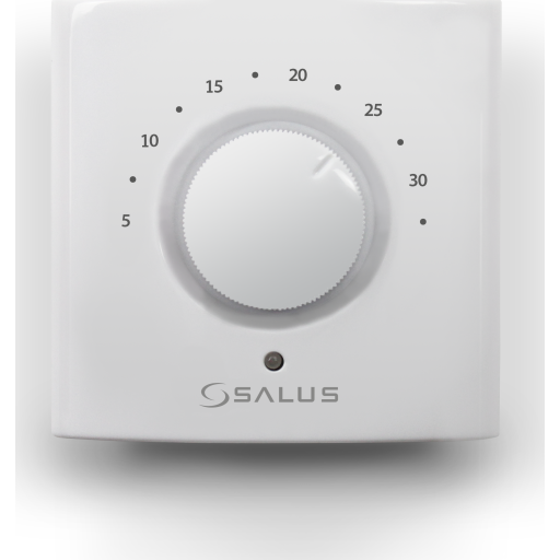 Salus termostat med drejeknap til gulvarme