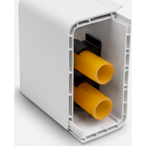Gabotherm rrpanel dobbelt iso, 90 mm x 45 mm x 4 meter, hvid RAL 9010 - 4 meter
