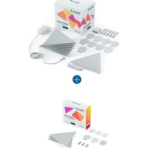 Nanoleaf Shapes Triangles Starter Kit Stk + Expansion Pack Stk