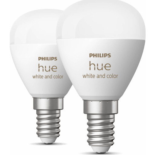 Philips Hue White Color Ambiance E14 kronepære, 2-pak Lamper &amp; el > Lyskilder