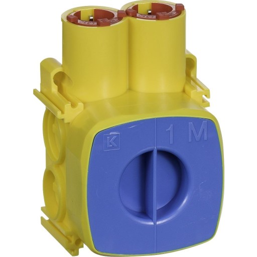 OPUS 66/74, Indstbningsdse, 1 modul, gul - Lauritz Knudsen