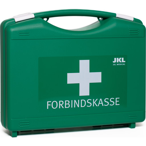 JKL forbindingskasse i grøn plast billede