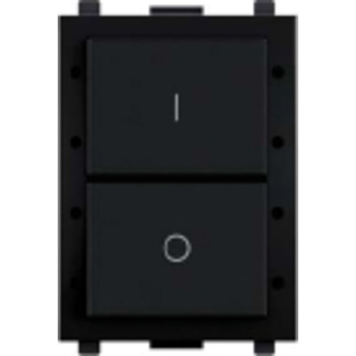 Digidim131BD2 panel med 2 knapper, DALI 2 på/av, sort Backuptype - El