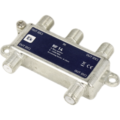 Fordeler 4-veis RF14 8,1dB 5-2400MHz