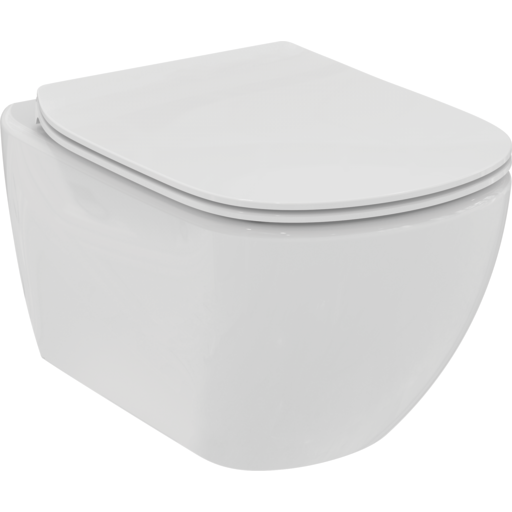 Billede af Ideal Standard Tesi væghængt toilet, uden skyllekant, hvid