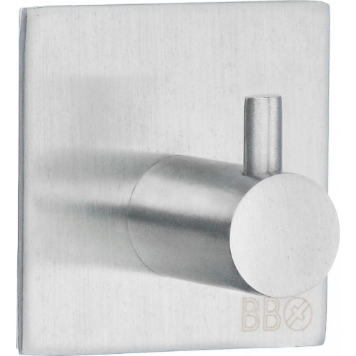 Beslagsboden håndklædekrog, børstet rustfrit stål billede