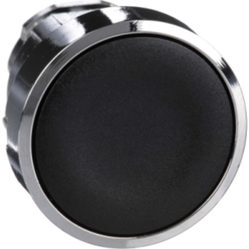 Schneider Harmony ZB4BA2 trykknap plan i sort billede