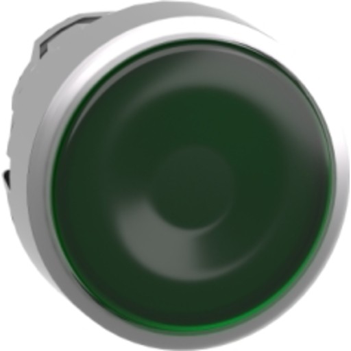 Billede af Schneider Harmony ZB4BW333 lampetrykshoved, for LED, grøn