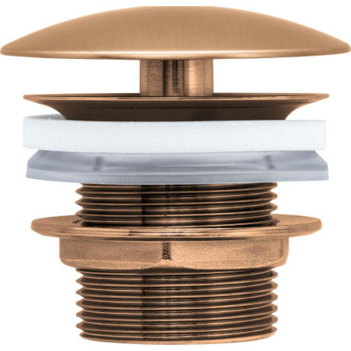 Duravit bundventil, tvangsåben, børstet bronze