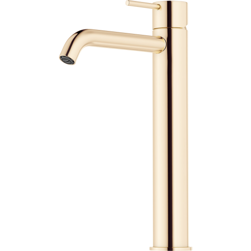 Mora håndvaskarmatur, inxx ii soft high, poleret messing PVD