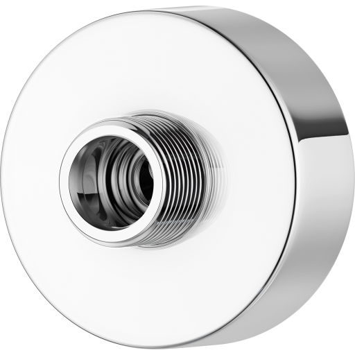 Mora forskruning med roset, excentrisk, 3/4" x 1/2", 2 stk., krom