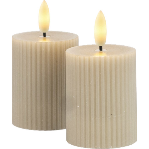 Sirius Smilla LED bloklys, genopladelig, grå billede