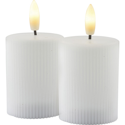 Sirius Smilla LED bloklys, genopladelig, hvid billede