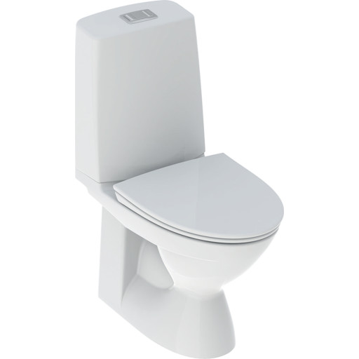 If&ouml; Vinta toalett, utan spolkant, reg&ouml;ringsv&auml;nlig, vit