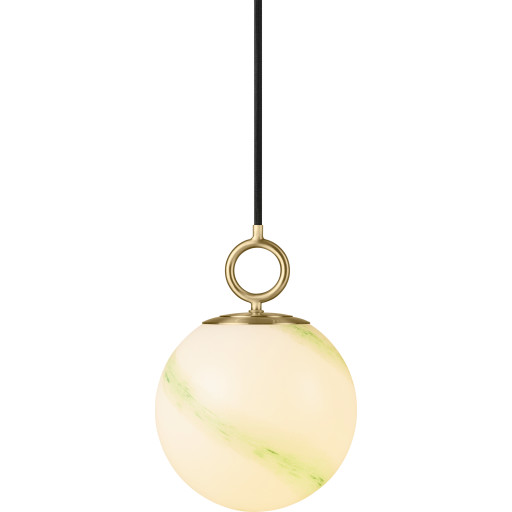 Halo Design Stockholm pendellampa, grön, Ø18 cm