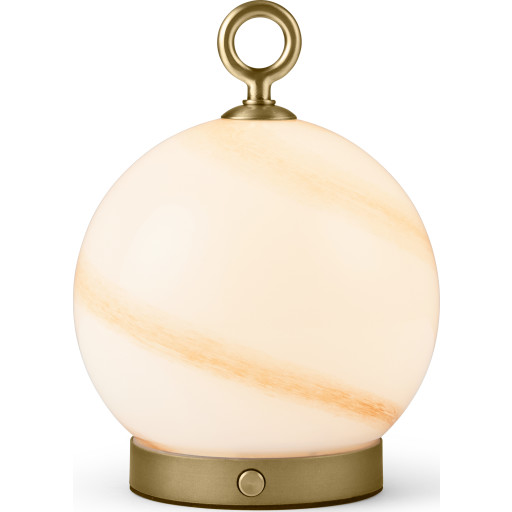 Halo Design Stockholm uppladningsbar bordslampa, brun