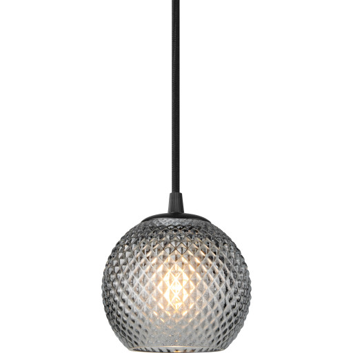 Halo Design - Nobb Ball Pendel Small Smoke/Black