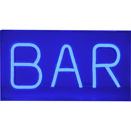 12 Stk Veli Bar Neonskilt Blå Fra Veli Line