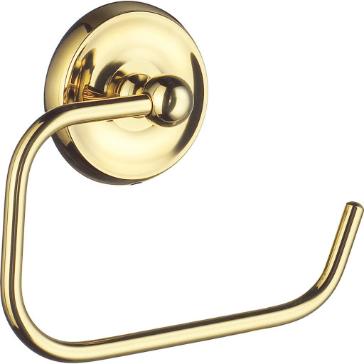 Smedbo Villa toiletrulleholder, poleret messing billede