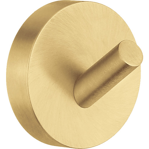 Smedbo home håndklædeskrog i børstet messing. skjult montage.