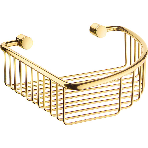 2 stk Smedbo Villa brusehylde, poleret messing