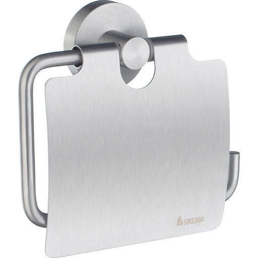 Smedbo Home toiletrulleholder, børstet krom billede