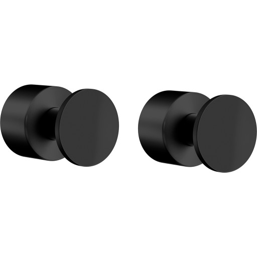 Smedbo home håndklædeskrog, mat sort, sælges som 2-pak